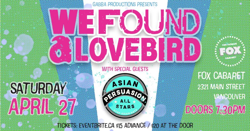 APAS with We Found A Lovebird