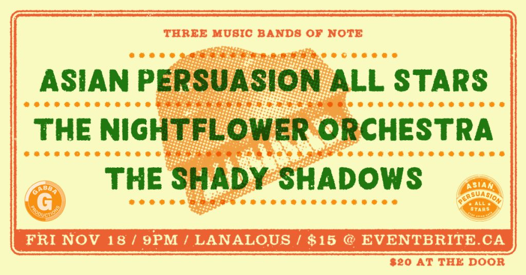 APAS with The Nightflower Orchestra and The Shady Shadows
